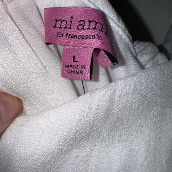 White Picnic Dress- Francesca’s - Picture 2 of 5